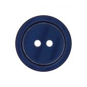 Bottoni a 2 fori - Union Knopf by Prym - Set di 2 bottoni in poliestere - 25 mm blu navy