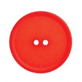 Bottoni a 2 fori - Union Knopf by Prym - Set di 3 bottoni in poliestere - 18 mm rosso