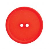 Bottoni a 2 fori - Union Knopf by Prym - Set di 3 bottoni in poliestere - 18 mm rosso