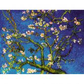 kit ricamo a punto croce - Riolis - Mandorlo in fiore secondo Vaglio Gogh
