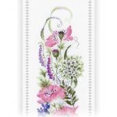 Kit per banner da ricamo - Riolis - assortimento di fiori