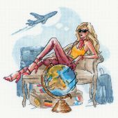 Kit Punto Croce - Riolis - Vita da jet-set