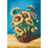 Kit Punto Croce - Riolis - Girasoli in un cesto dopo N. Antonova