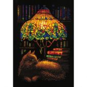 kit ricamo a punto croce - Riolis - Serata di lettura