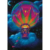 kit ricamo a punto croce - Riolis - Mongolfiera