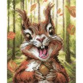 kit ricamo a punto croce - Riolis - Delizie alle noci