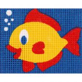 Kit di tela per bambini - Vervaco - Il pesce