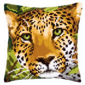 Kit cuscino fori grossi - Vervaco - Cuscino da ricamare il leopardo