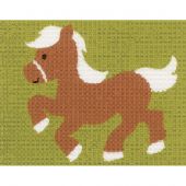Kit di tela per bambini - Vervaco - Il pony