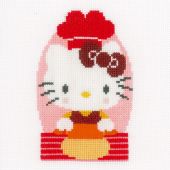 kit ricamo a punto croce - Vervaco - Hello Kitty pasticceria