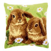 Kit cuscino fori grossi - Vervaco - Due coniglio