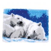 Kit tappeto a punto smirne - Vervaco - orso polare