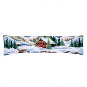 Kit cuscino porta inferiore - Vervaco - Paesaggio d'inverno