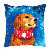 Kit cuscino fori grossi - Vervaco - Cane con fionda
