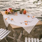 Kit tovaglia da ricamo - Vervaco - pettirosso