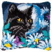kit cuscini punto smirne - Vervaco - Gatto nella notte