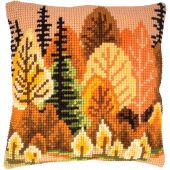 Kit cuscino fori grossi - Vervaco - Foreste d'autunno