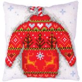 Kit cuscino fori grossi - Vervaco - Maglione di Natale