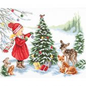kit ricamo a punto croce - Vervaco - Decorare per Natale - Aïda