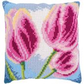 Kit cuscino fori grossi - Vervaco - Tulipani