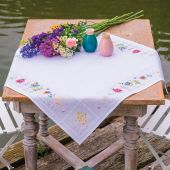 Kit tovaglia da ricamo - Vervaco - Violette