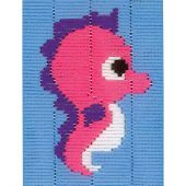 Kit di tela per bambini - Vervaco - Ippocampo