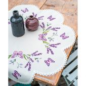 Kit di tovagliette da ricamo - Vervaco - Lavanda