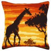 Kit cuscino fori grossi - Vervaco - Cuscino da ricamare giraffa