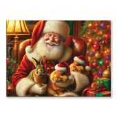 puzzle in legno - Wooden City - Il grande marcatore degli alberi della vita - con matassine MOULINE DMC