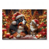 puzzle in legno - Wooden City - Il grande marcatore degli alberi della vita - con matassine MOULINE DMC