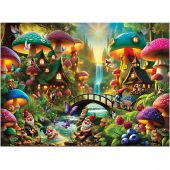 puzzle in legno - Wooden City - Il grande marcatore degli alberi della vita - con matassine MOULINE DMC