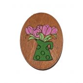 Porta aghi - Wizardi - Scatola magnetica per aghi - Tulipes rose