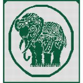 kit ricamo a punto croce - Yumatex - L'elefante d'India