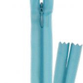 Chiusura non separabile - invisibile - Prym - Chiusura lampo ® Blu bambino - 22 cm