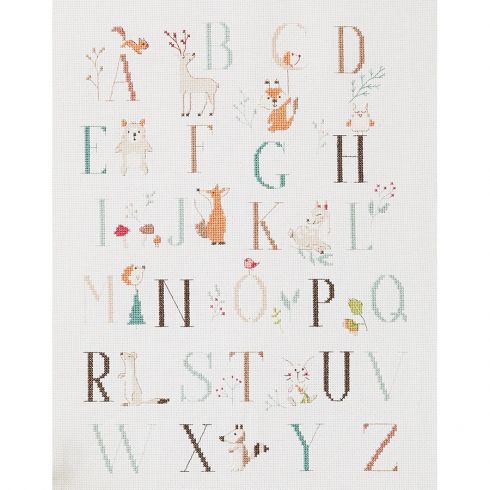 Magxvouy Kit Punto Croce 11ct – Fiori Magici 45,7x45,7 Cm, Per Principianti, Tela Prestampata