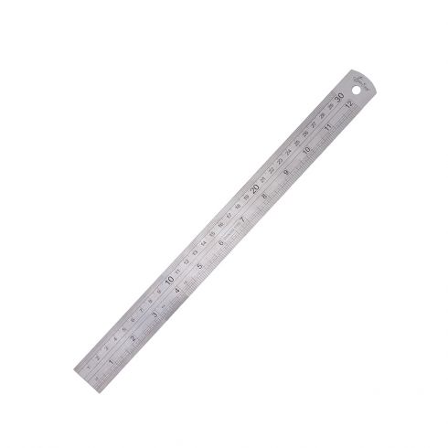 Regola da cucito - Righello sarta in metallo - 30 cm - Sew Easy