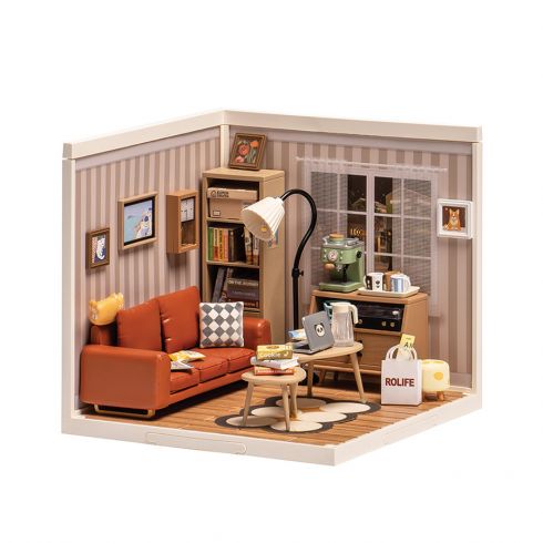 Casa Delle Bambole Ciotola Di Maglia Set Miniatura Cucito