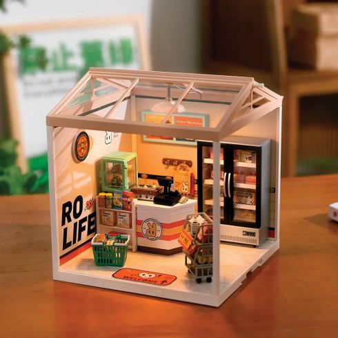 Casa in miniatura - negozio di alimentari - Rolife
