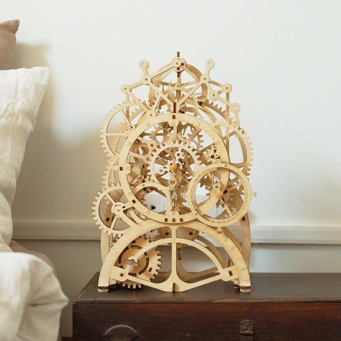 Kit Modello Orologio A Cucù Fai Da Te ROKR / Puzzle 3D In Legno - Foto 12