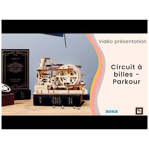 Puzzle Meccanico In Legno 3D - Circuito Della Palla - Parkour - ROKR - Foto 12
