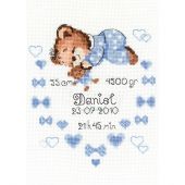Nurge – Telaio Per Ricamo E Punto Croce In Plastica Blu, Forma Rettangolare Oblunga, 145 X 165 Mm, Profondità 10 Mm - 3