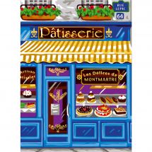 Canovaccio antico - Royal Paris - Pasticceria - con matassine MOULINE DMC