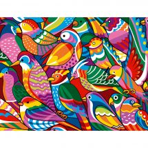 Canovaccio antico - Margot de Paris - Uccelli colorati