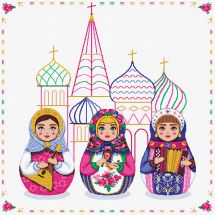 Kit Punto Croce - Marie Coeur - I matriosche