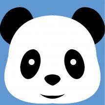 Kit di tela per bambini - Margot de Paris - Panda