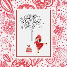 Kit Punto Croce - Marie Coeur - ricamo segreto, ricamo sorpreso, ricamo cieco, ricamo mistero,