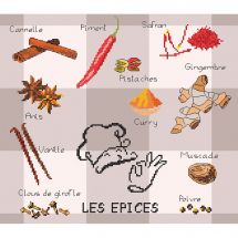 Kit Punto Croce - Marie Coeur - Le spezie