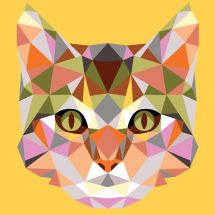 Canovaccio antico - SEG de Paris - Geometrico gatto