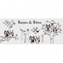 Kit Punto Croce - Princesse - Storia di gufo A