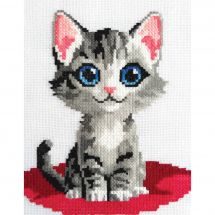 kit ricamo a punto croce - Marie Coeur - Gatto